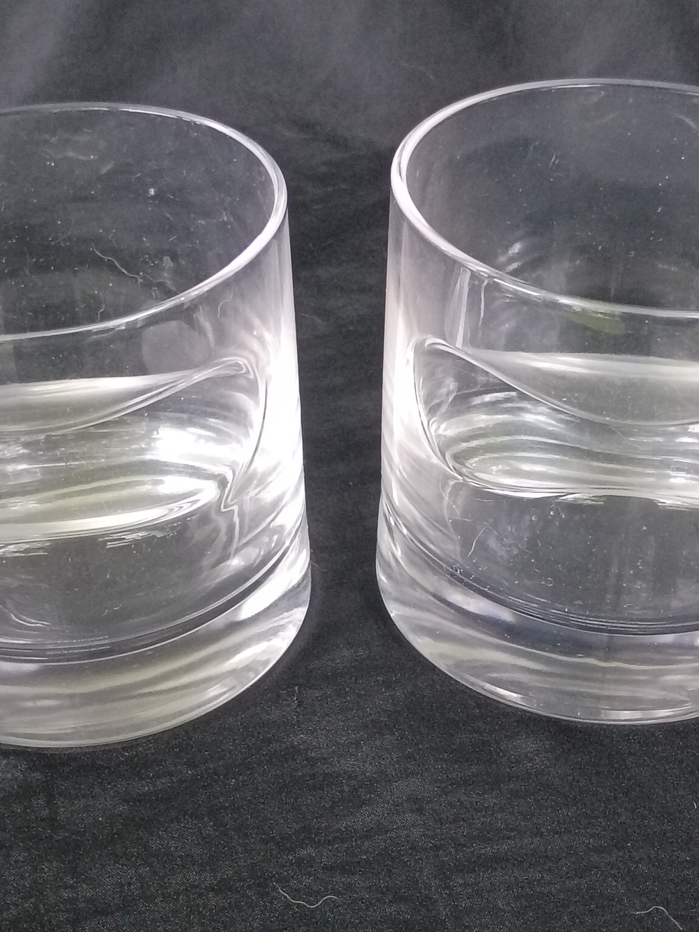 Vtg Pair of Godinger Shannon Cigar Whiskey Glasses 12 oz Double Old Fashion